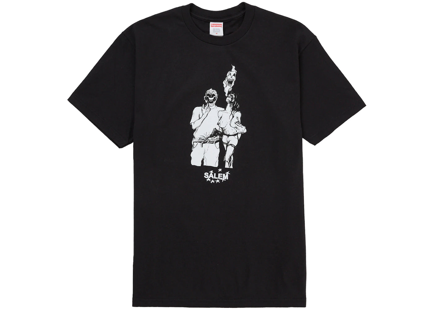 Supreme SALEM Tee Black - vue 360