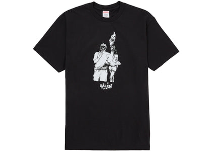 Supreme SALEM Tee Black - authentic Supreme product