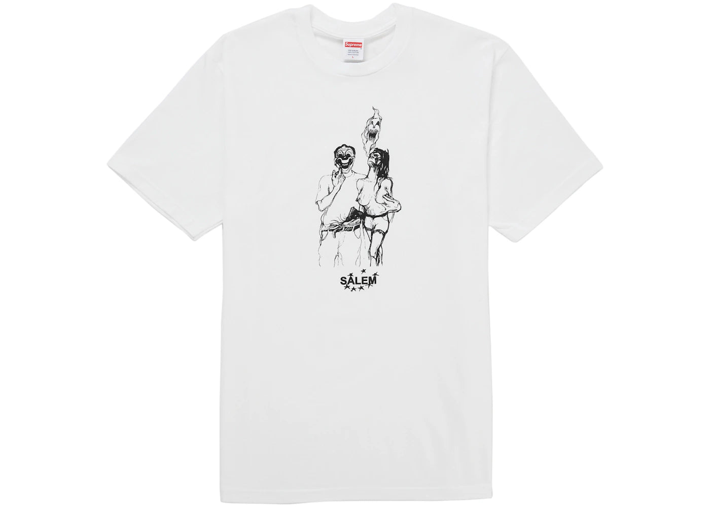 Supreme SALEM Tee White - vue 360