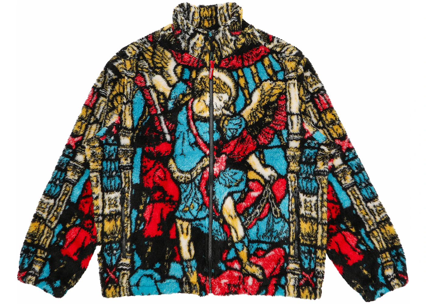 Supreme Saint Michael Fleece Jacket White - vue secondaire A