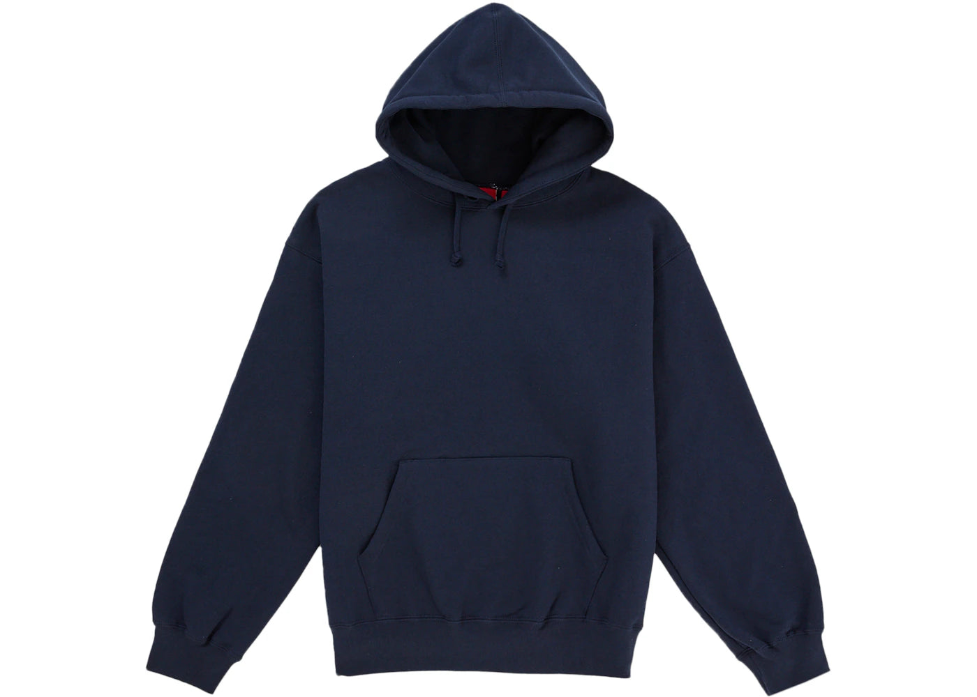 Supreme Satin Applique Hooded Sweatshirt (SS26) Washed Navy - vue secondaire A
