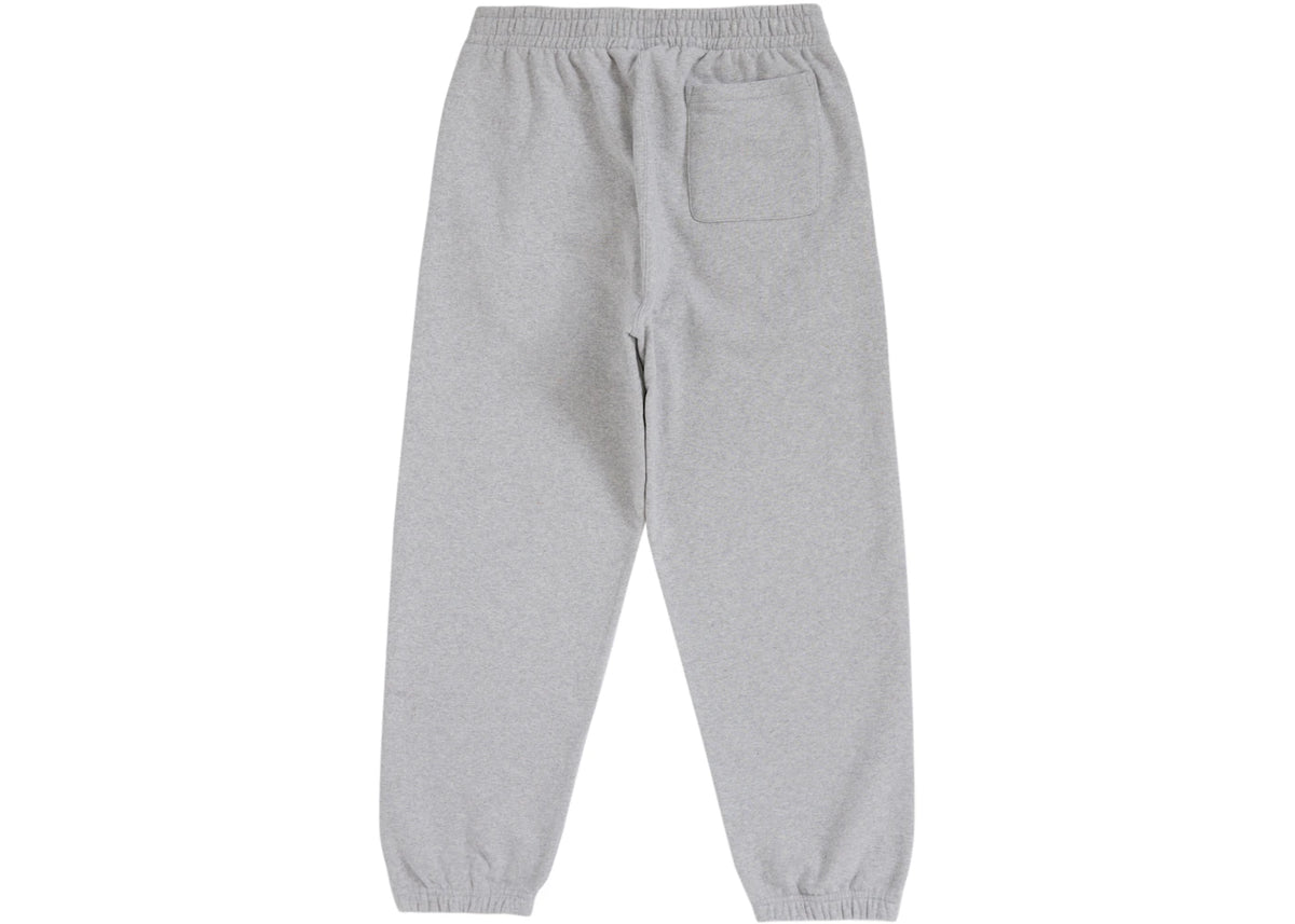 Supreme Satin Applique Sweatpant FW24 Heather Grey - vue secondaire A