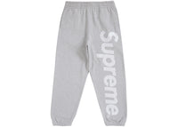 Supreme Satin Applique Sweatpant FW24 Heather Grey