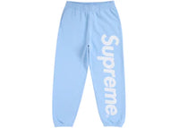 Supreme Satin Applique Sweatpant FW24 Light Blue