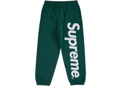 Supreme Satin Applique Sweatpant FW24 Dark Green - product view 2