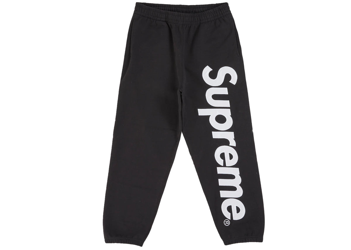 Supreme Satin Applique Sweatpant (SS26) Black - vue secondaire A