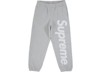 Supreme Satin Applique Sweatpant (SS26) Heather Grey