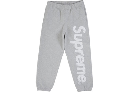 Supreme Satin Applique Sweatpant (SS26) Heather Grey - authentic Supreme product