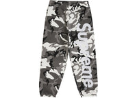 Supreme Satin Applique Sweatpant (SS26) Snow Camo