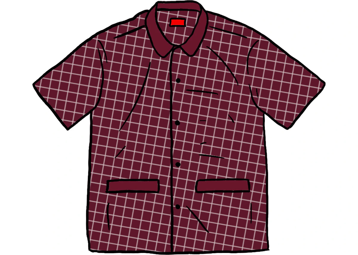 Supreme Satin Pajama Set Red - vue 360