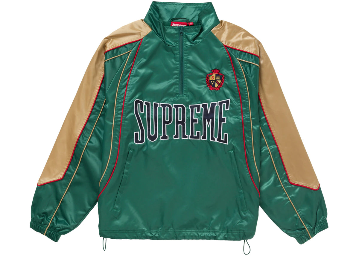 Supreme Satin Piping Pullover Green - vue secondaire A