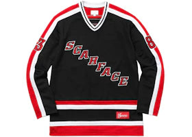 Supreme Scarface Hockey Jersey Black - vue 360
