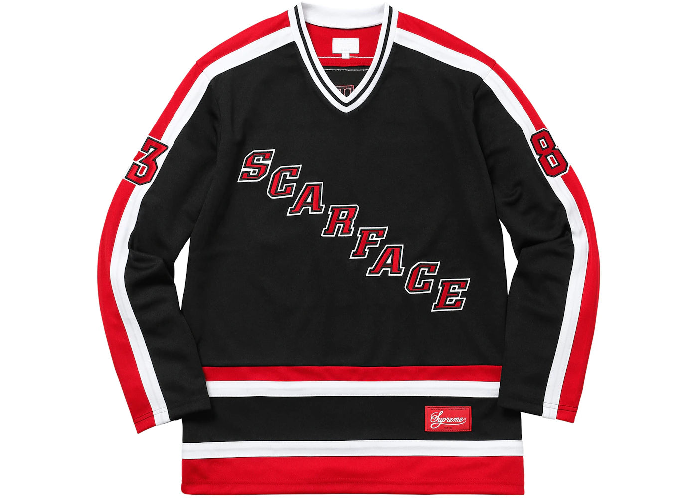 Supreme Scarface Hockey Jersey Black - vue secondaire A