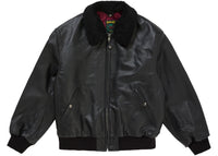 Supreme Schott Shearling Bomber Jacket (SS26) Black
