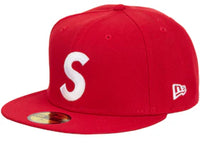 Supreme Screw Ball S Logo New Era 59Fifty Fitted Hat Red