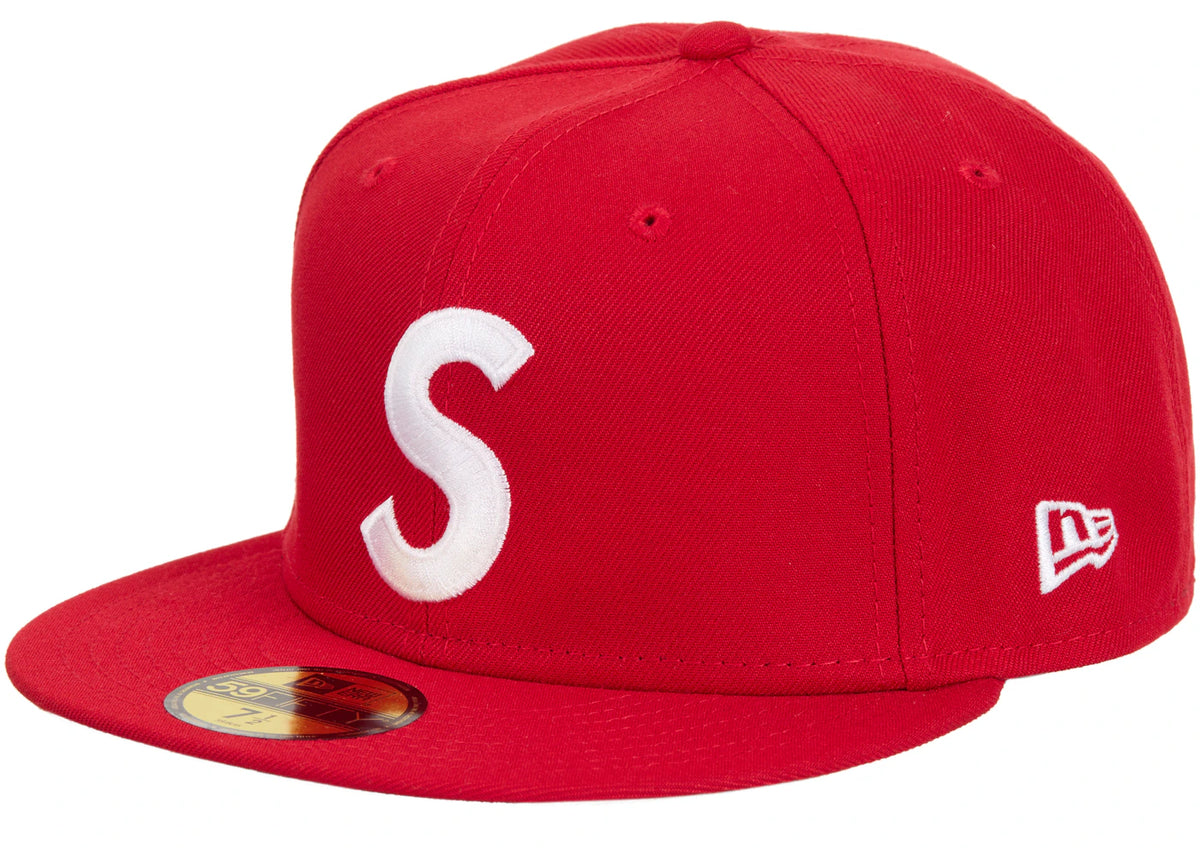 Supreme Screw Ball S Logo New Era 59Fifty Fitted Hat Red - vue secondaire A