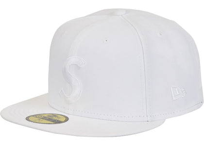 Supreme Screw Ball S Logo New Era 59Fifty Fitted Hat White - product view 2