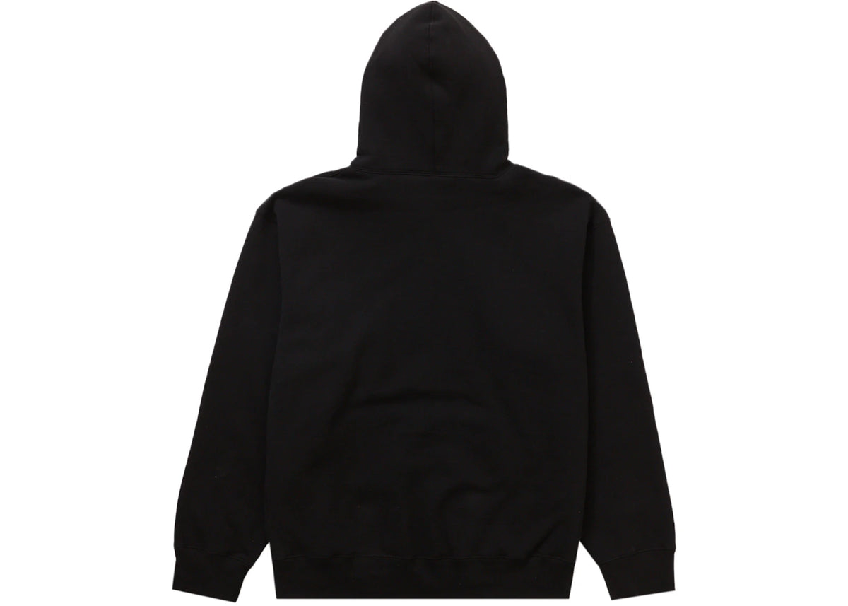 Supreme Script Hooded Sweatshirt Black - vue secondaire A
