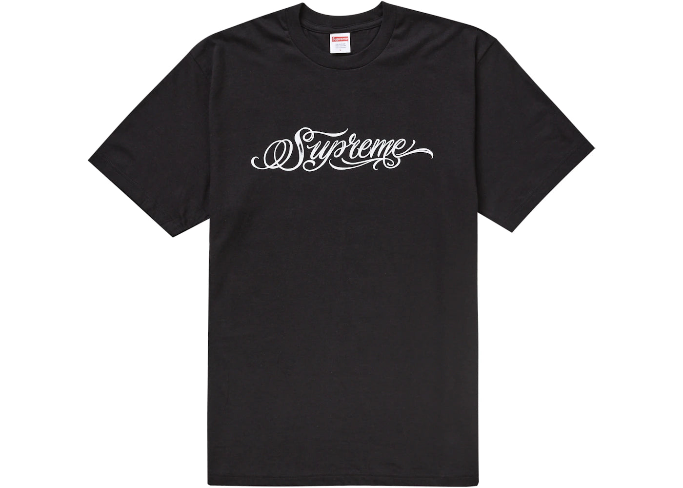 Supreme Script Tee Black - vue 360