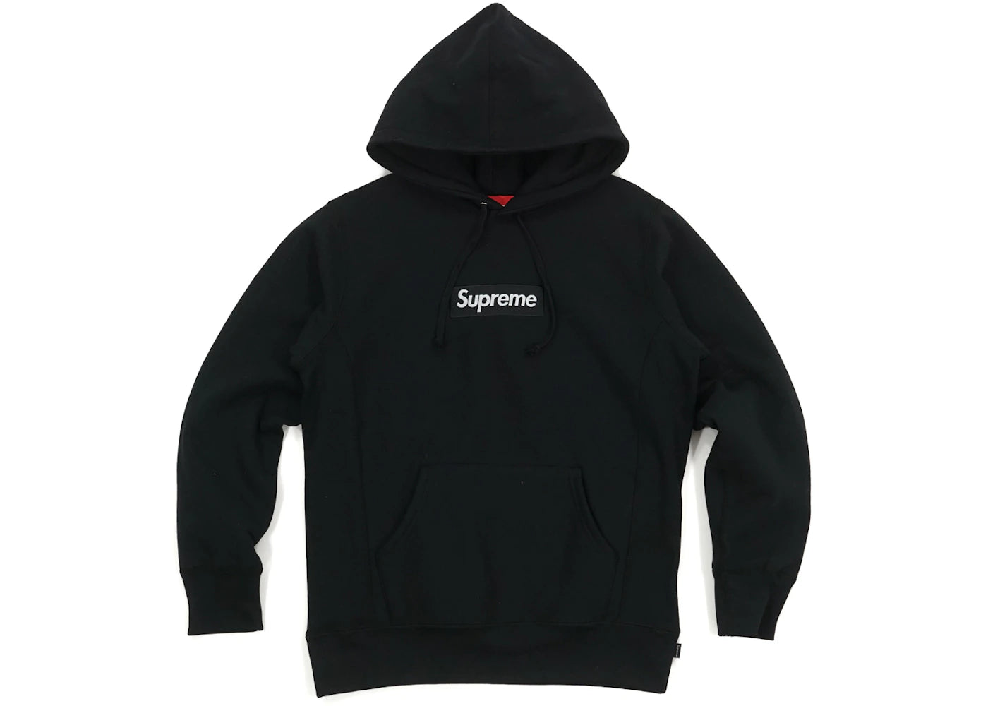 Supreme Seoul Box Logo Hooded Sweatshirt Black - vue secondaire A