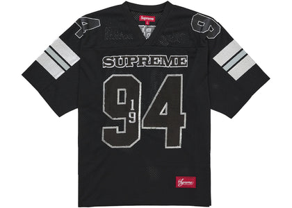 Supreme Sequin Football Jersey Black sneakers - authentic Supreme shoes