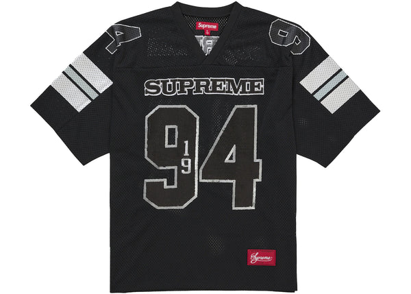 Supreme Sequin Football Jersey Black sneakers - authentic Supreme shoes