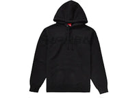 Supreme Set In Logo Hooded Sweatshirt Black