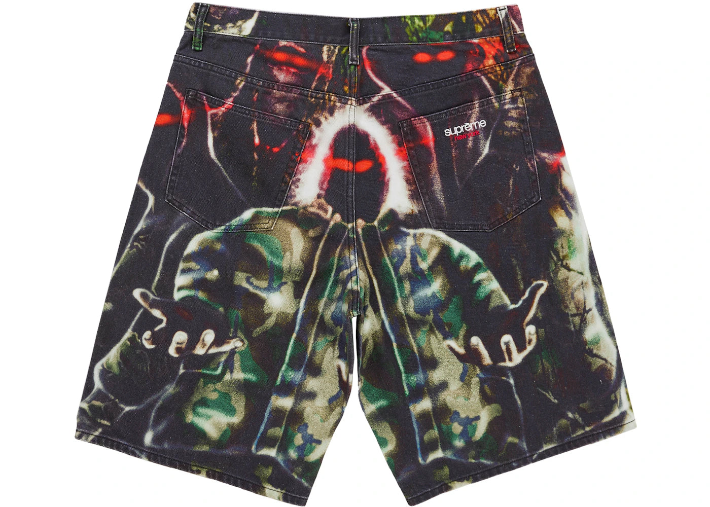 Supreme Shadows Baggy Denim Short Multicolor - vue secondaire B
