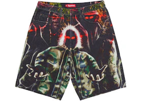 Supreme Shadows Baggy Denim Short Multicolor - vue 360