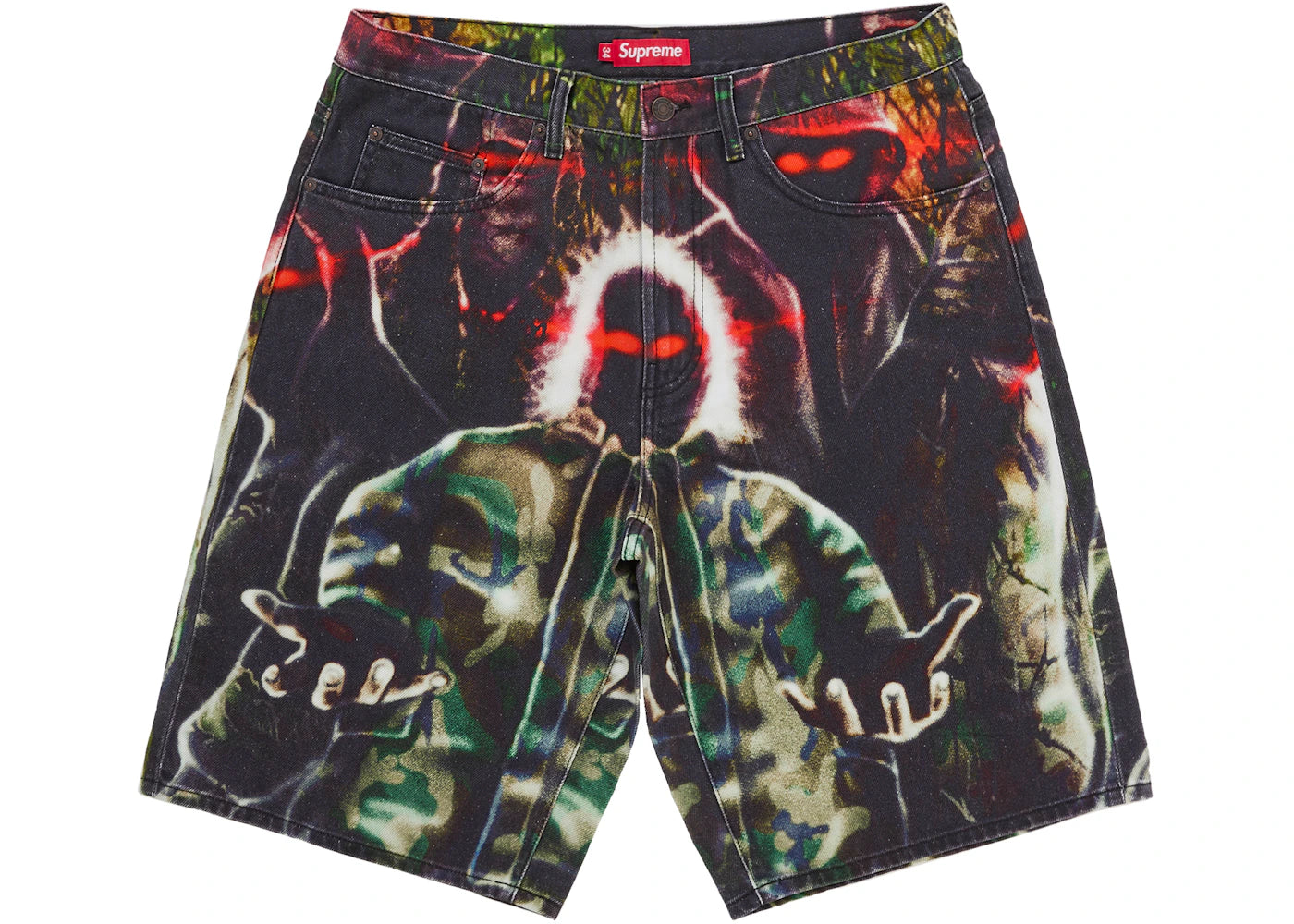Supreme Shadows Baggy Denim Short Multicolor - vue secondaire A