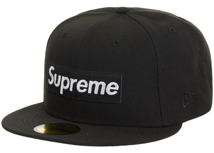 Supreme Sharpie Box Logo New Era Fitted Cap Black - product view 2