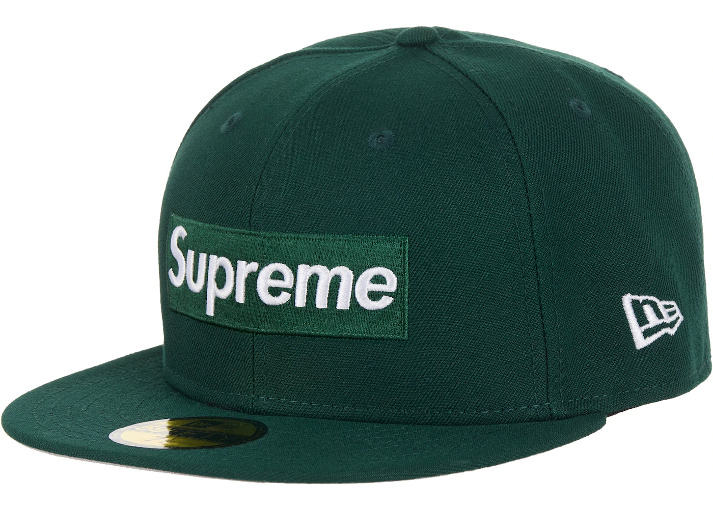 Supreme Shop Box Logo New Era 59Fifty Fitted Hat Green - vue 360