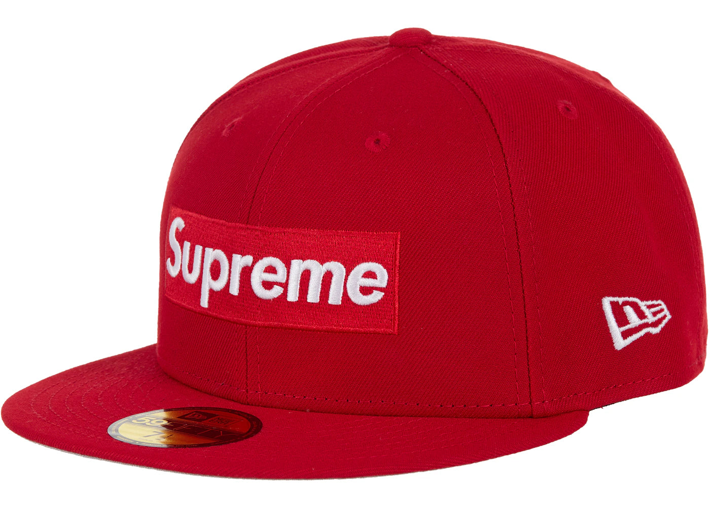 Supreme Shop Box Logo New Era 59Fifty Fitted Hat Red - vue secondaire A