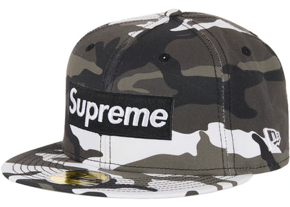 Supreme Shop Box Logo New Era 59Fifty Fitted Hat Snow Camo - authentic Supreme product