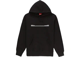 Supreme Shop Hooded Sweatshirt Black New York City