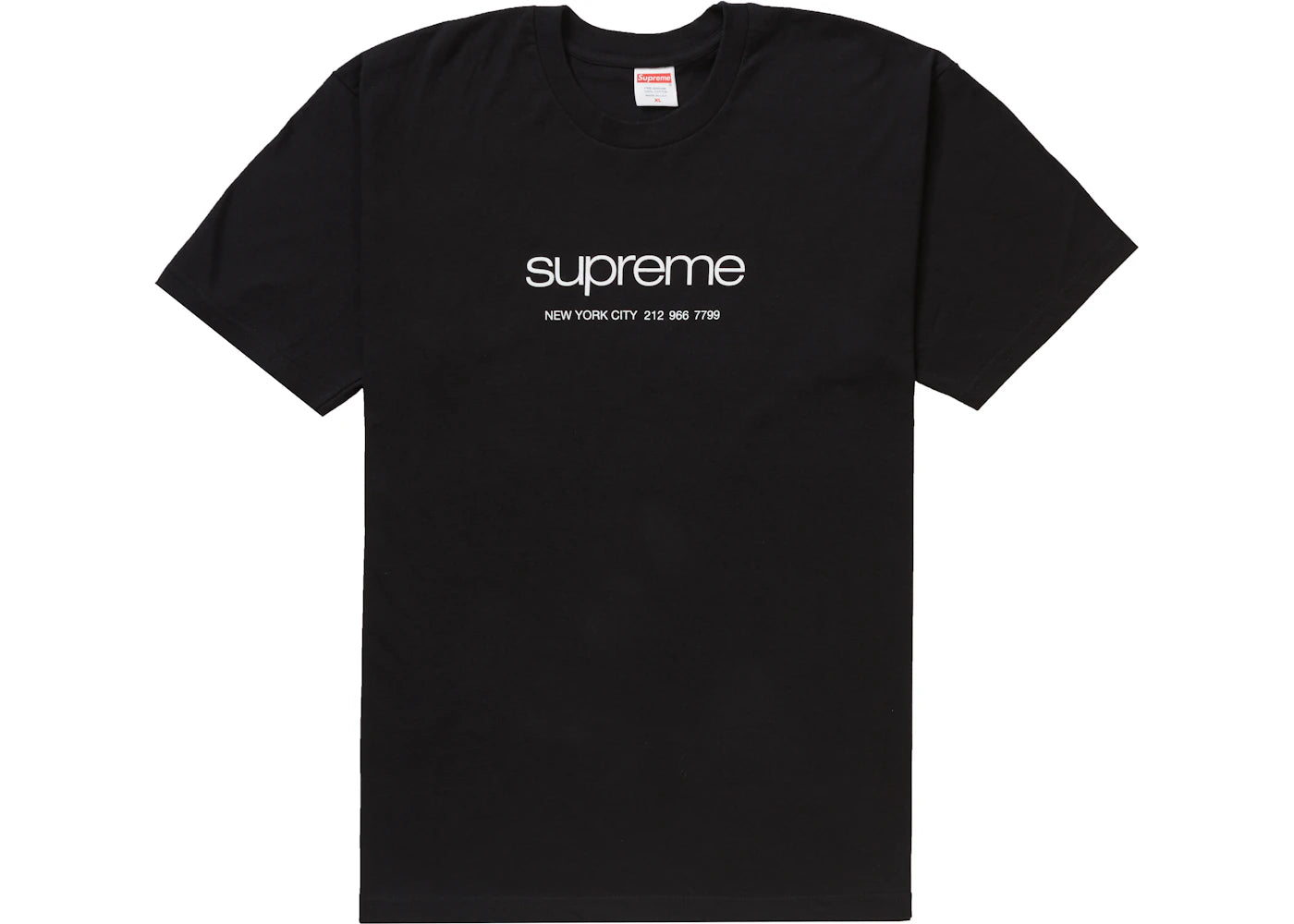 Supreme Shop Tee Black - vue secondaire A