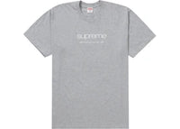 Supreme Shop Tee Heather Grey