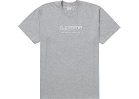 Supreme Shop Tee Heather Grey