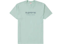 Supreme Shop Tee Light Teal
