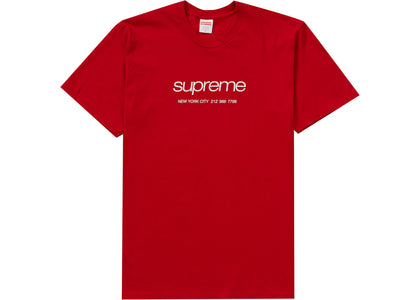 Supreme Shop Tee Red - authentic Supreme product