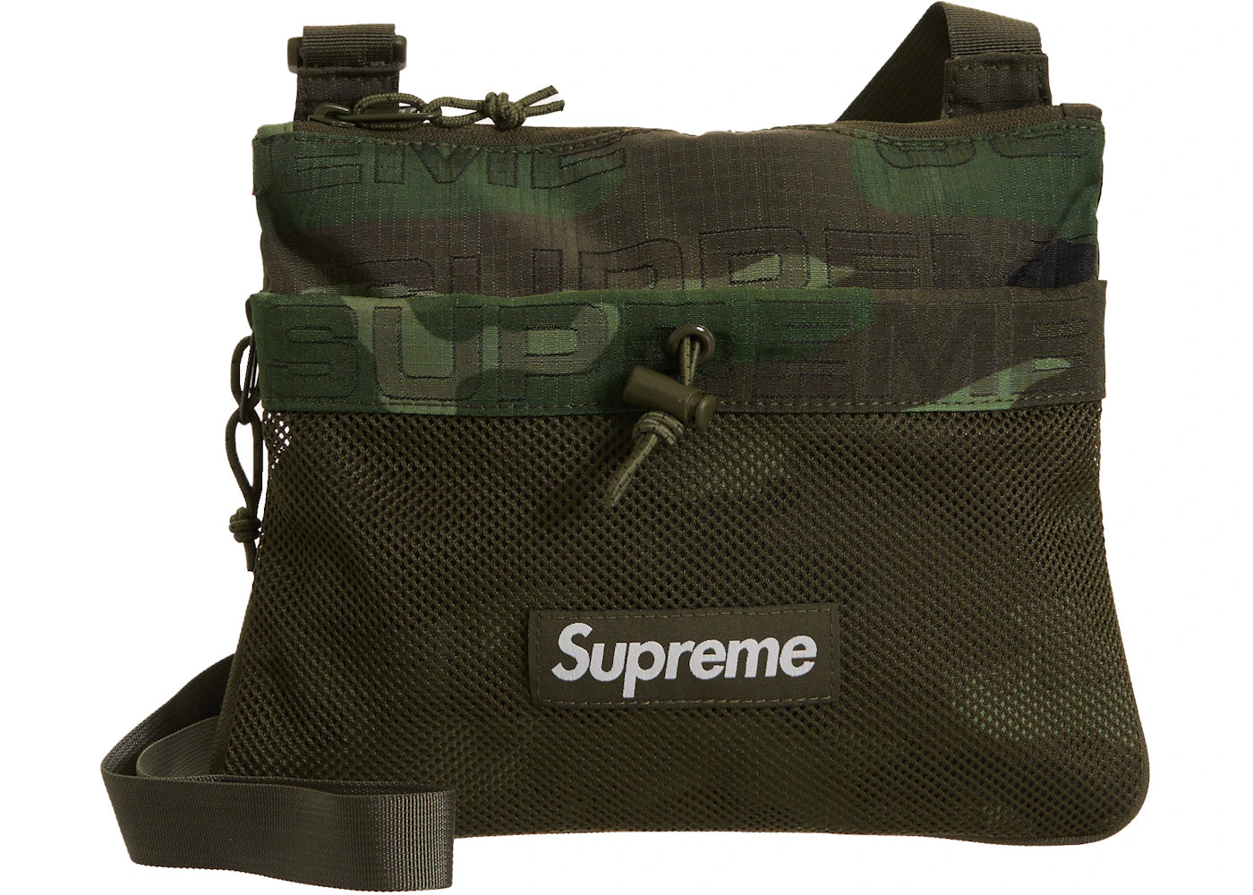 Supreme Side Bag Woodland Camo - vue secondaire A