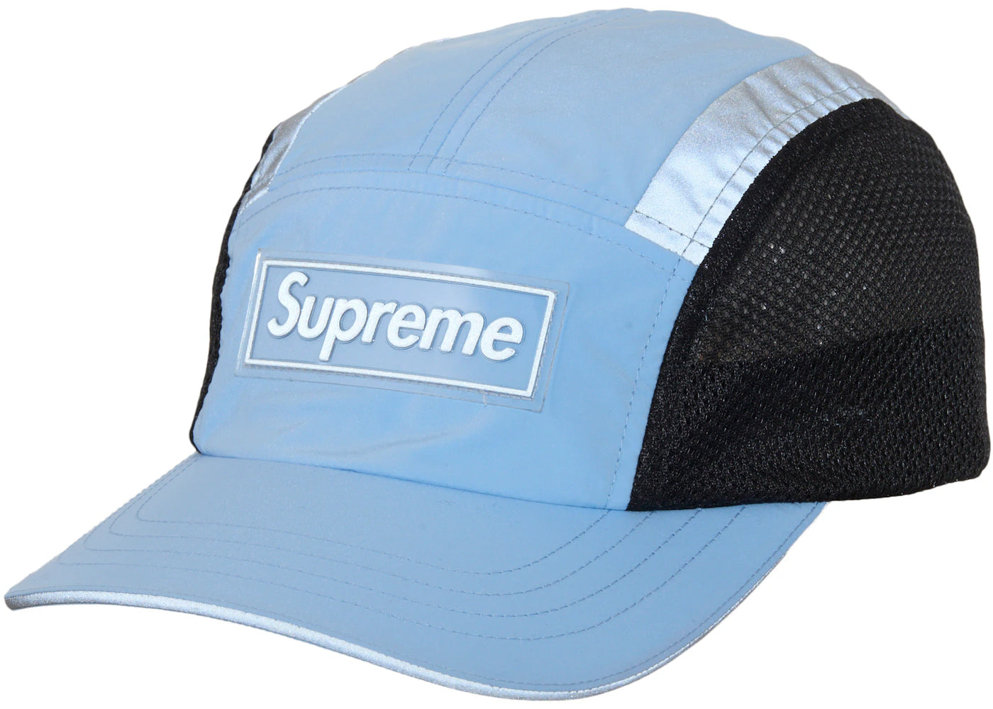 Supreme Side Mesh Camp Cap Light Blue - vue secondaire B