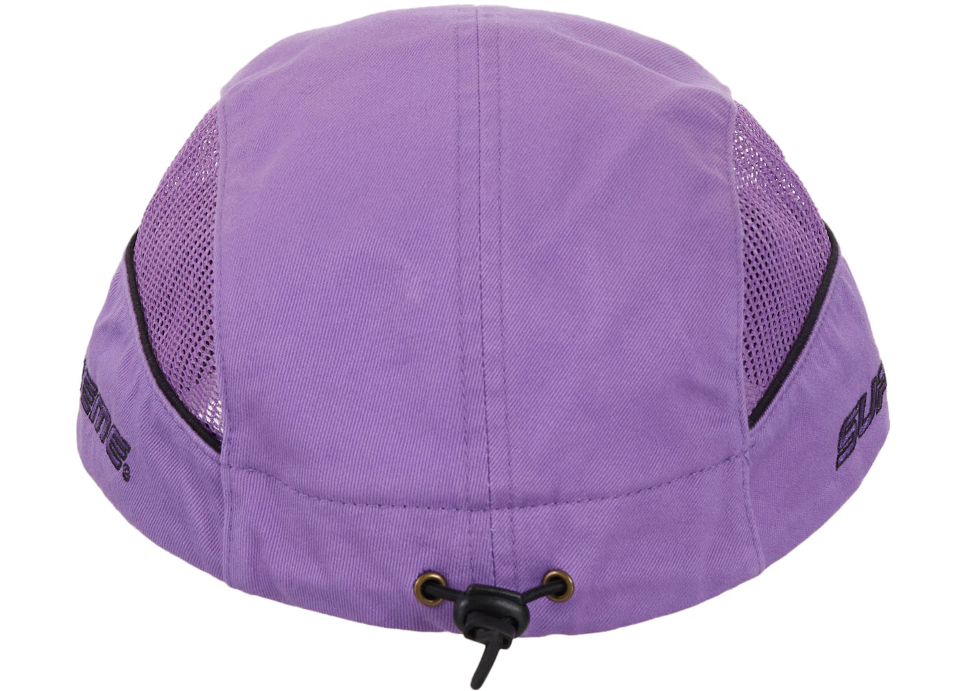 Supreme Side Mesh Piping Camp Cap (SS26) Purple - vue secondaire B