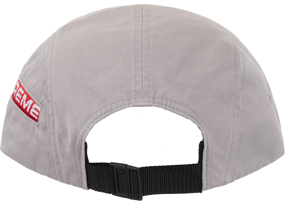Supreme Side Zip Camp Cap (SS26) Grey - vue secondaire B