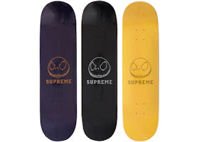 Supreme Skeleton Skateboard Deck Set Multicolor