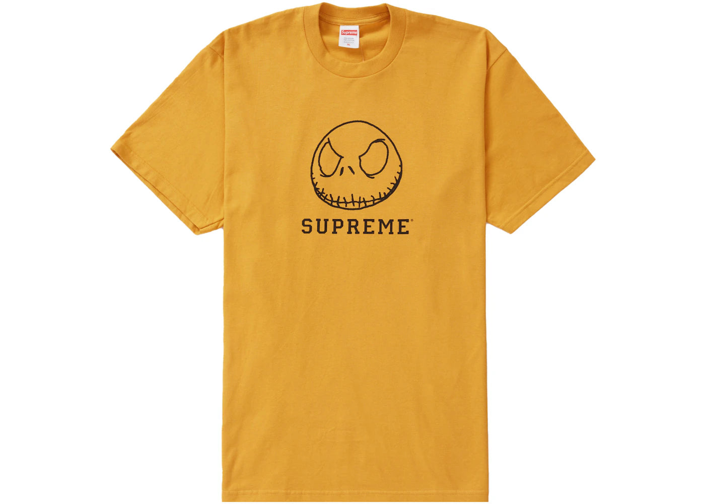 Supreme Skeleton Tee (FW23) Mustard - vue 360