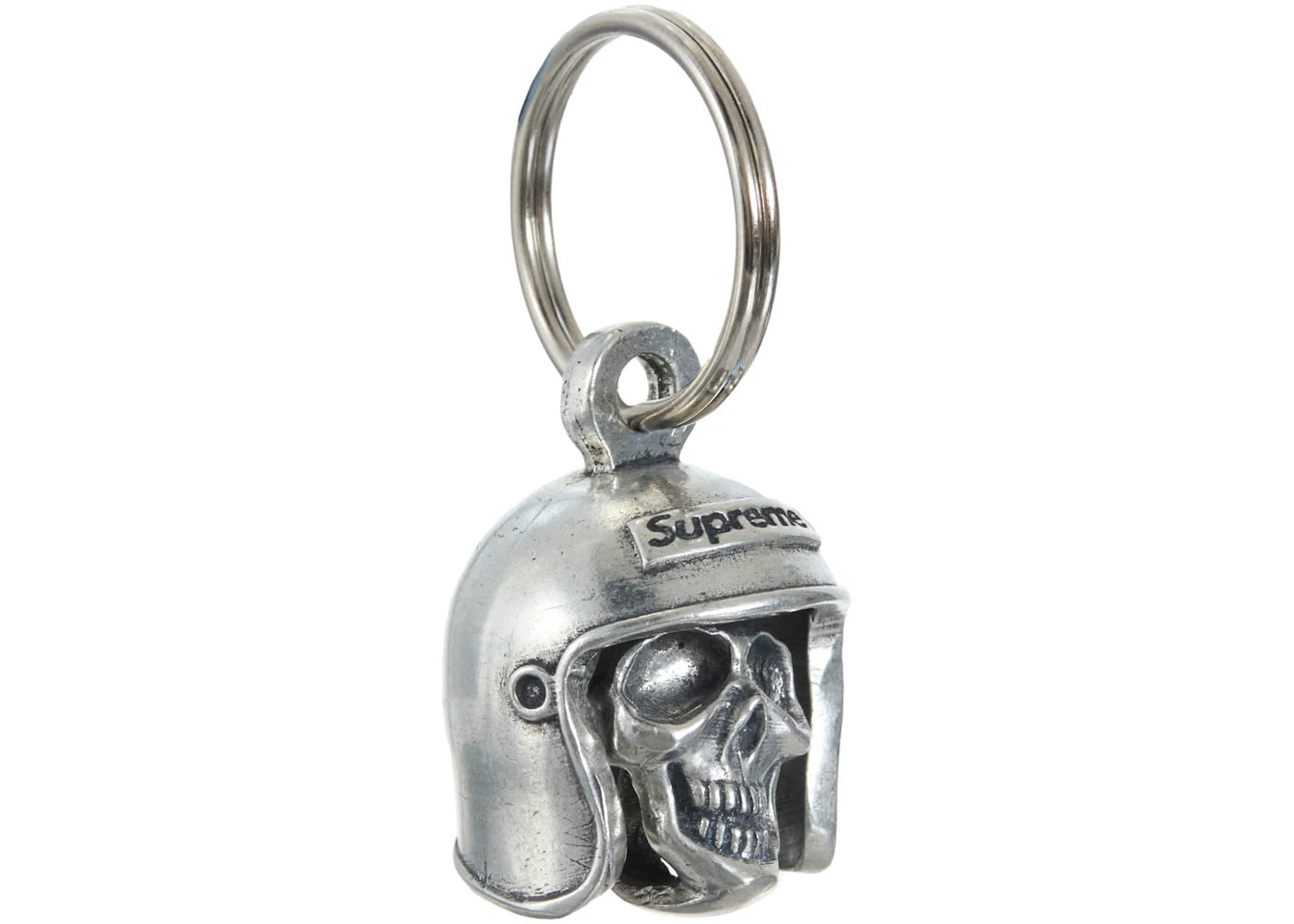 Supreme Skull Bell Keychain Silver - vue secondaire B