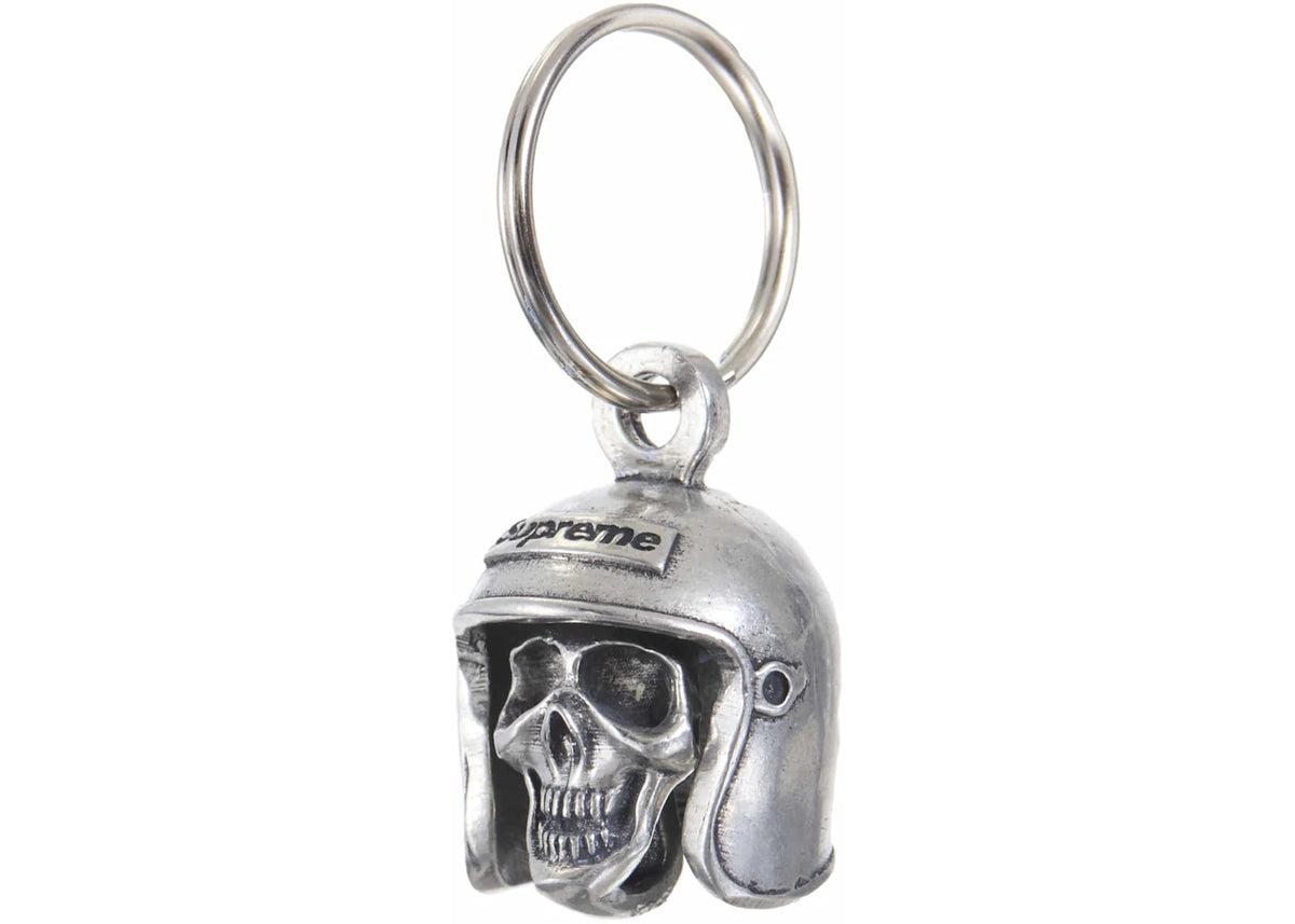 Supreme Skull Bell Keychain Silver - vue secondaire B