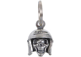Supreme Skull Bell Keychain Silver - vue 360