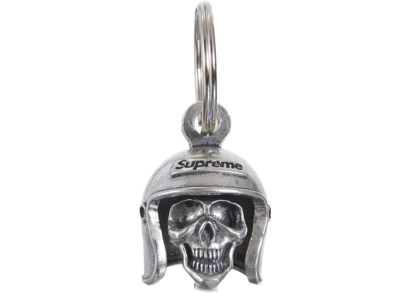 Supreme Skull Bell Keychain Silver - vue secondaire A